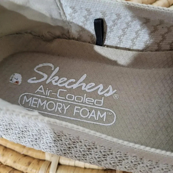 Skechers Air Cooled Memory Foam Taupe Loafer Sneaker - Picture 4 of 6